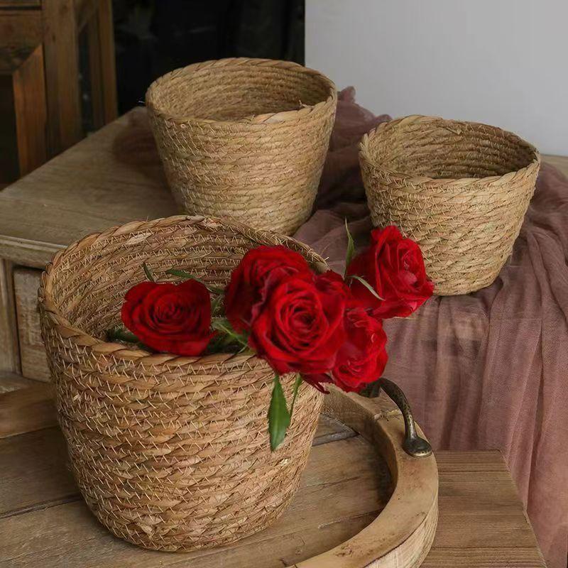 Rattan Plant Basket - Panier en rotin pour plantes, pot