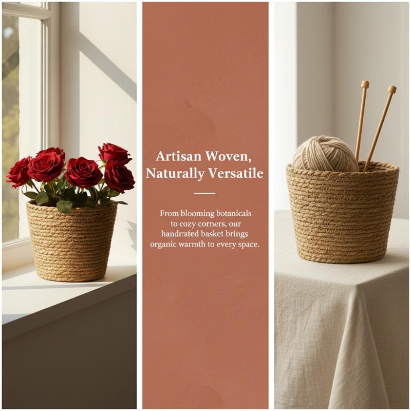 Panier en rotin pour plantes,  - Rattan Plant Basket avis et prix