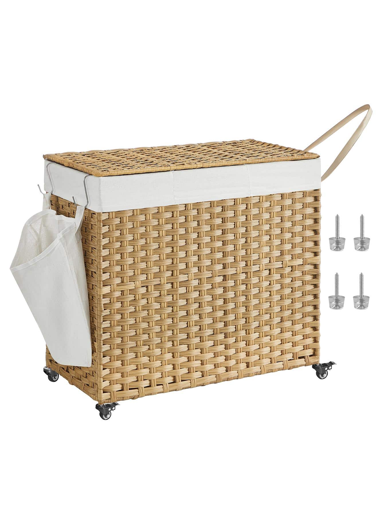 Panier à linge avec couvercle, - Rattan Plant Basket avis et prix