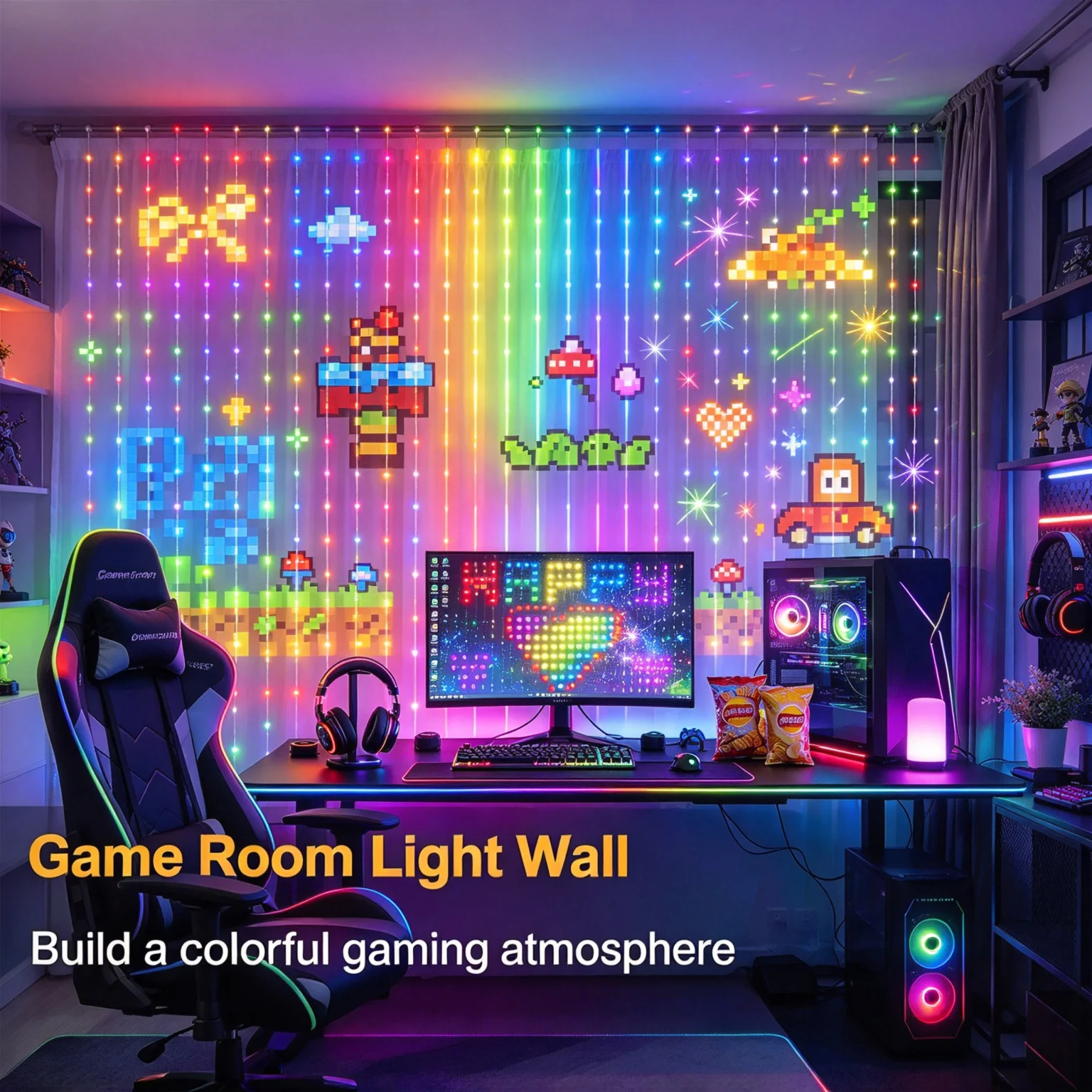 Guirlande lumineuse à LED inte - Home Decor Free App avis et prix