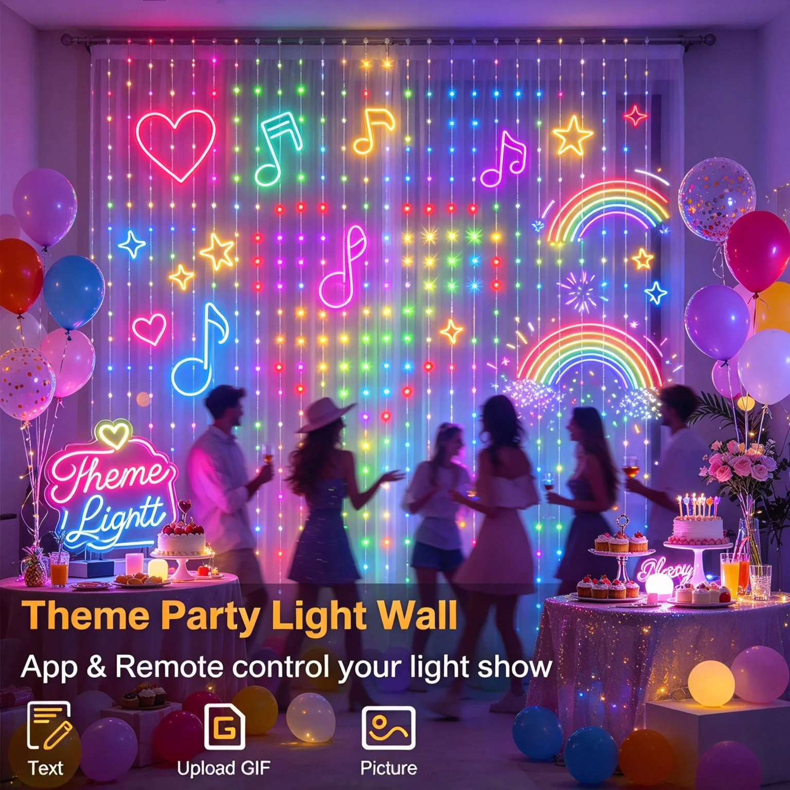 Guirlande lumineuse à LED inte - Home Decor Free App avis et prix