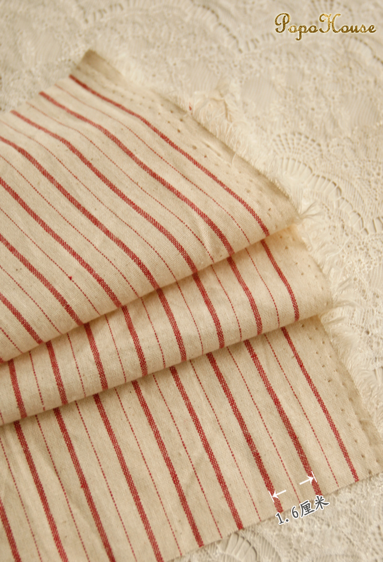 Tissu en coton tissé rayé en l - Linen Table Runner avis et prix