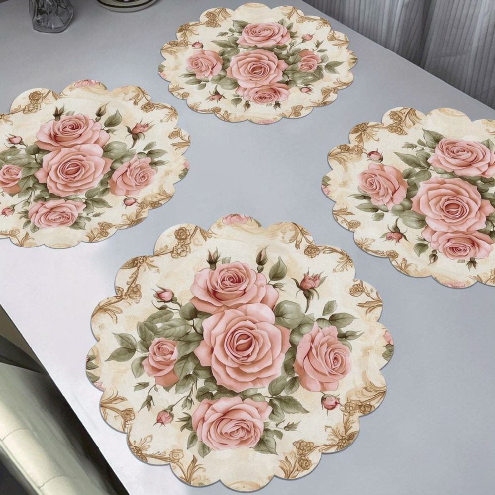Napperon en lin imprimé avec b - Linen Table Runner avis et prix