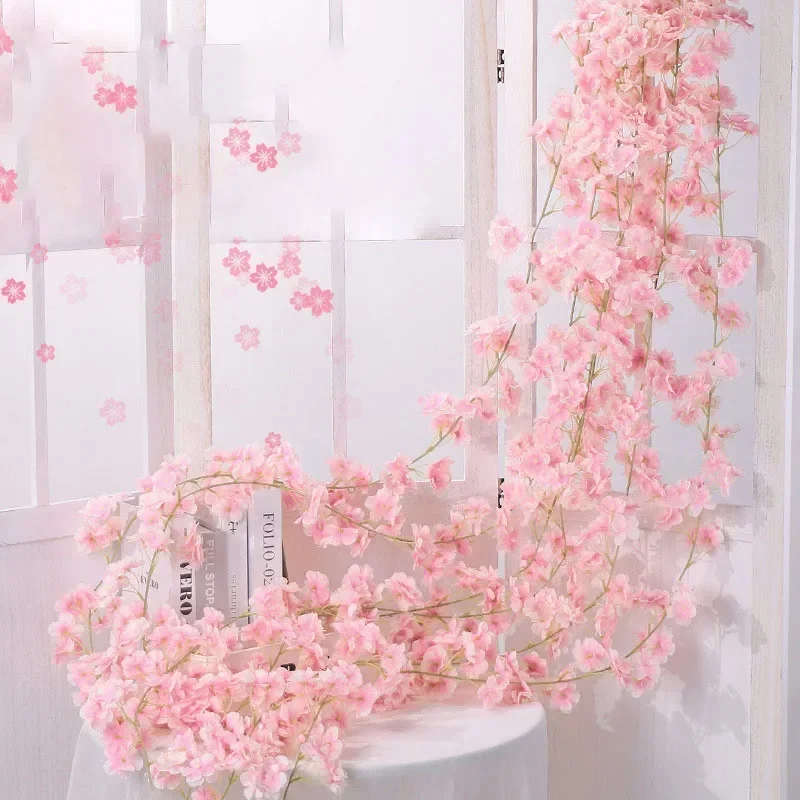 Fleur de cerisier artificielle - Rattan Plant Basket avis et prix