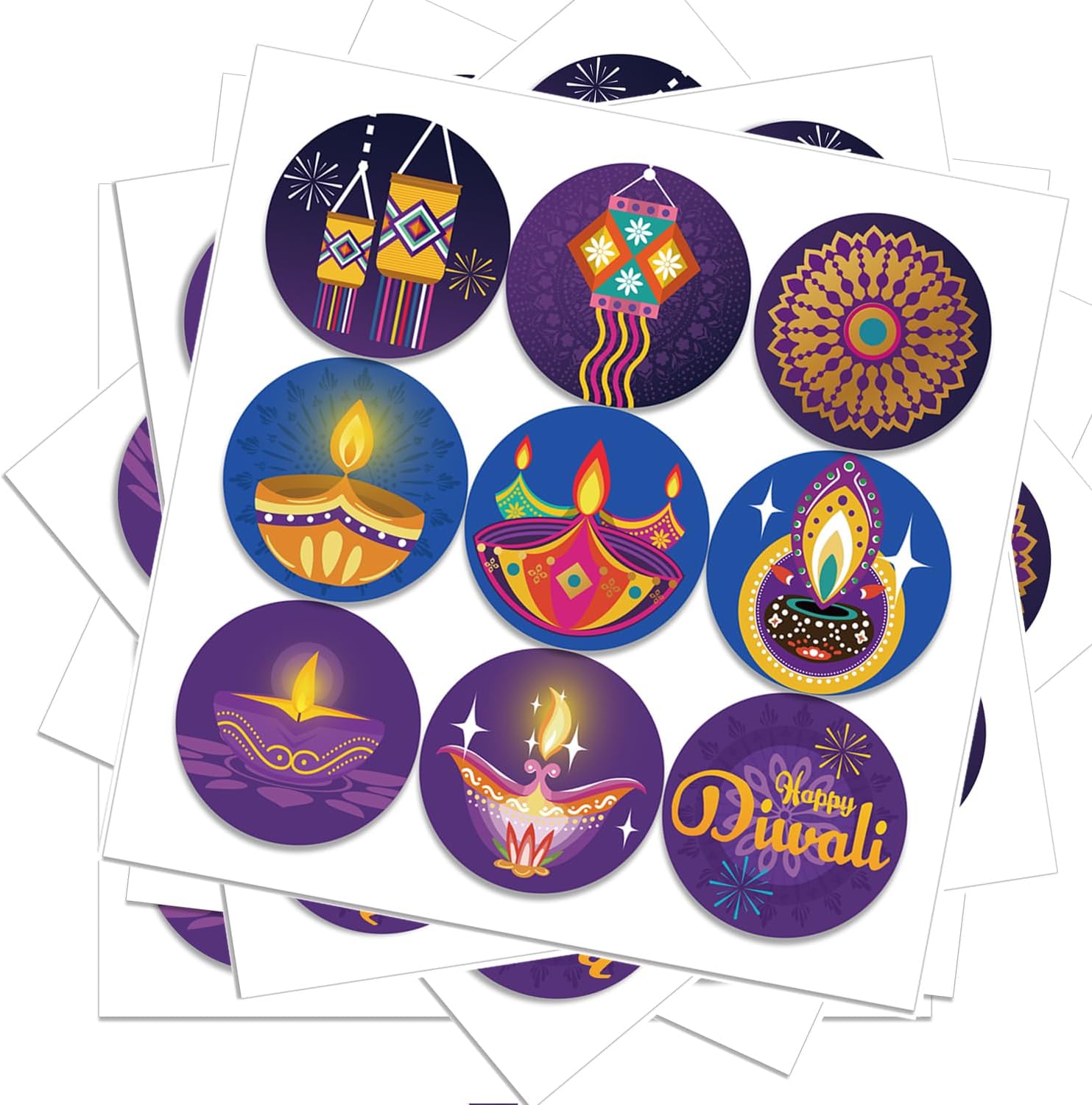 Autocollants Happy Diwali, déc - Home Decor Indonesia avis et prix