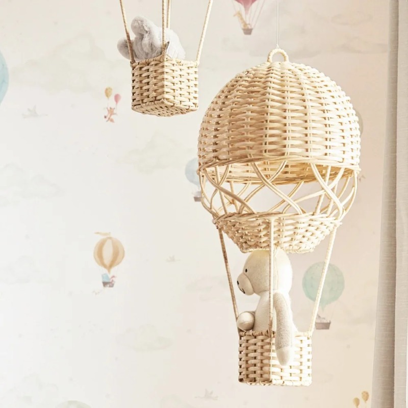 Panier suspendu en rotin fait  - Rattan Plant Basket avis et prix