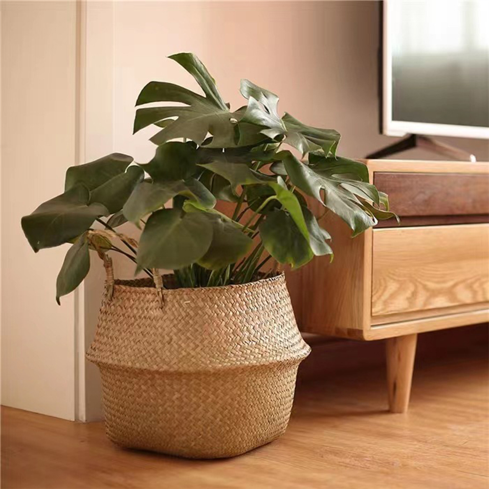 Panier à plantes avec poignées - Rattan Plant Basket avis et prix