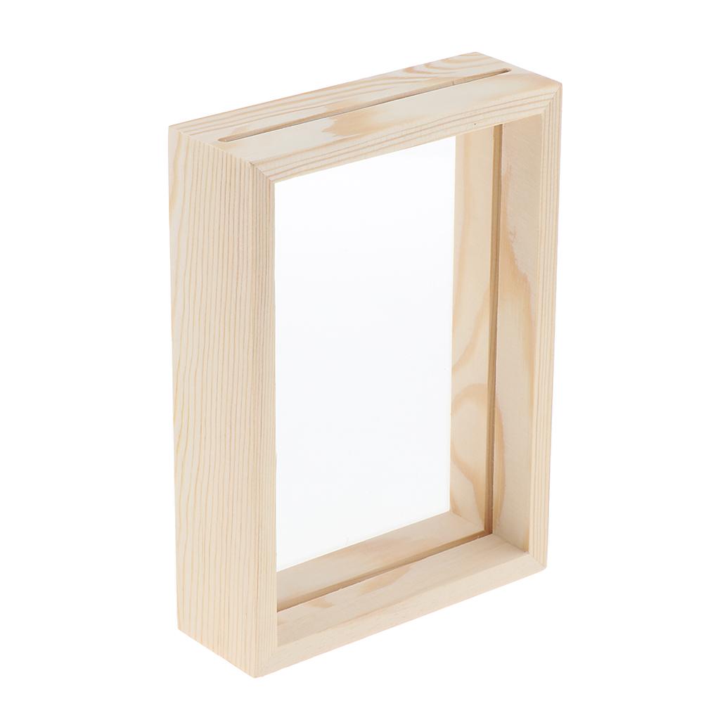 Cadre en bois transparent en v - Bamboo Photo Frame avis et prix