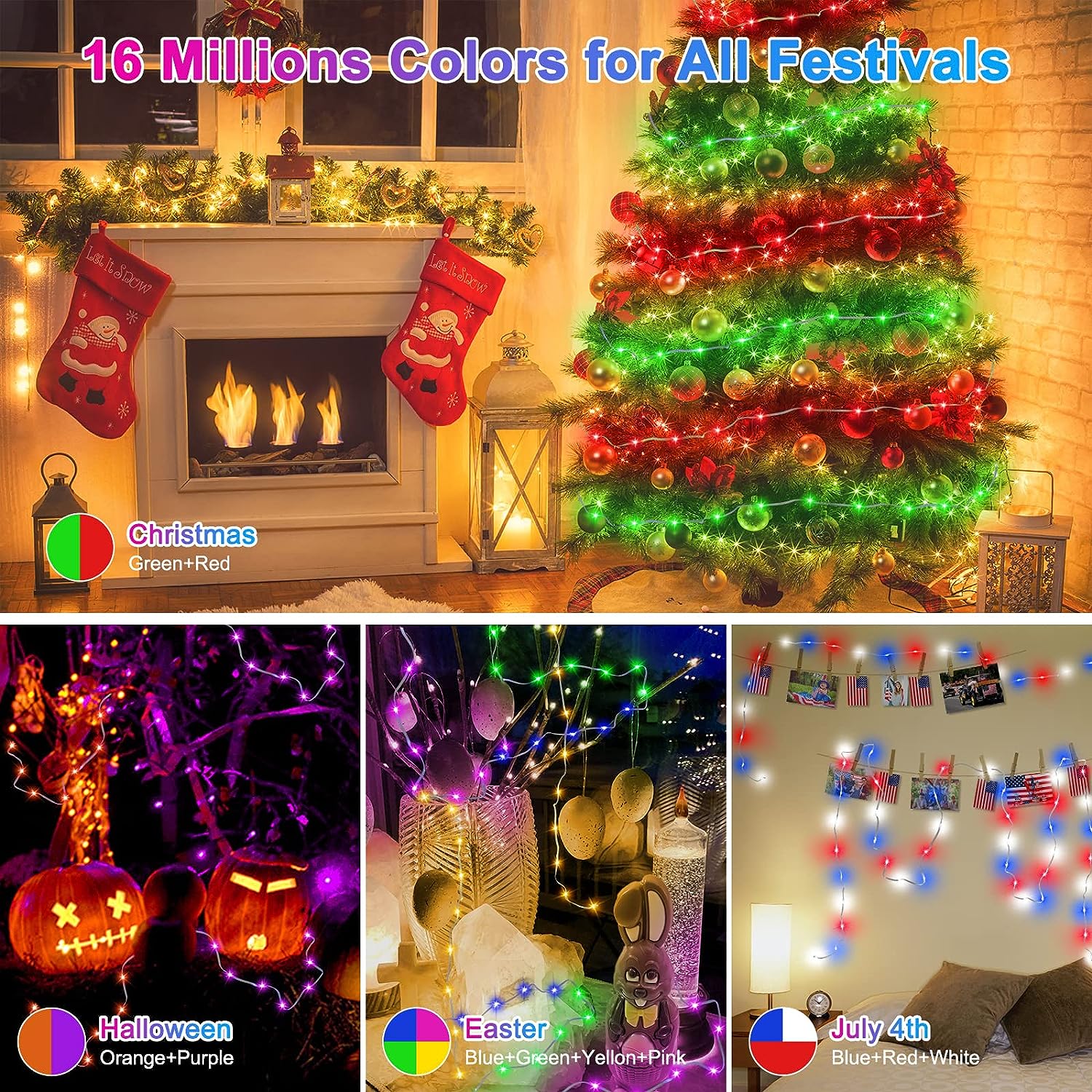 Guirlande lumineuse LED WS2812 - Home Decor Free App avis et prix