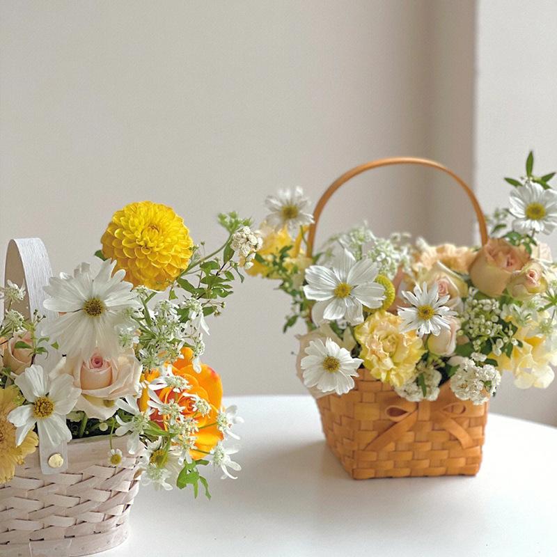 Nouveau panier à fleurs en rot - Rattan Plant Basket avis et prix