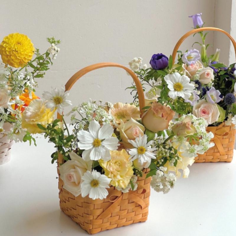 Nouveau panier à fleurs en rot - Rattan Plant Basket avis et prix