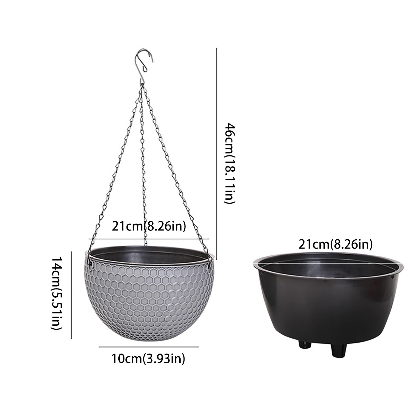 Pot de fleur suspendu en Imita - Rattan Plant Basket avis et prix