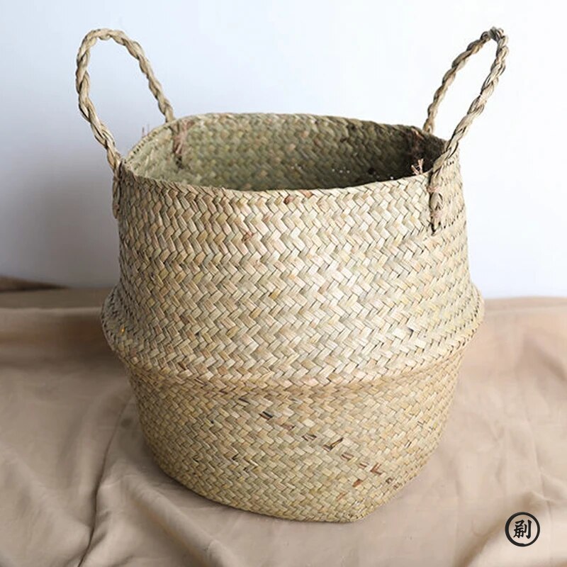 Panier en osier, organisateur  - Rattan Plant Basket avis et prix